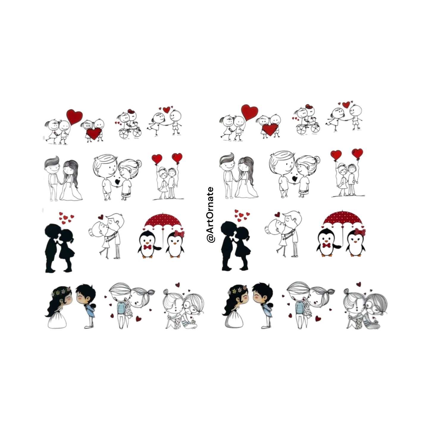 Valentine Colour Insert Sheet (CIS03)