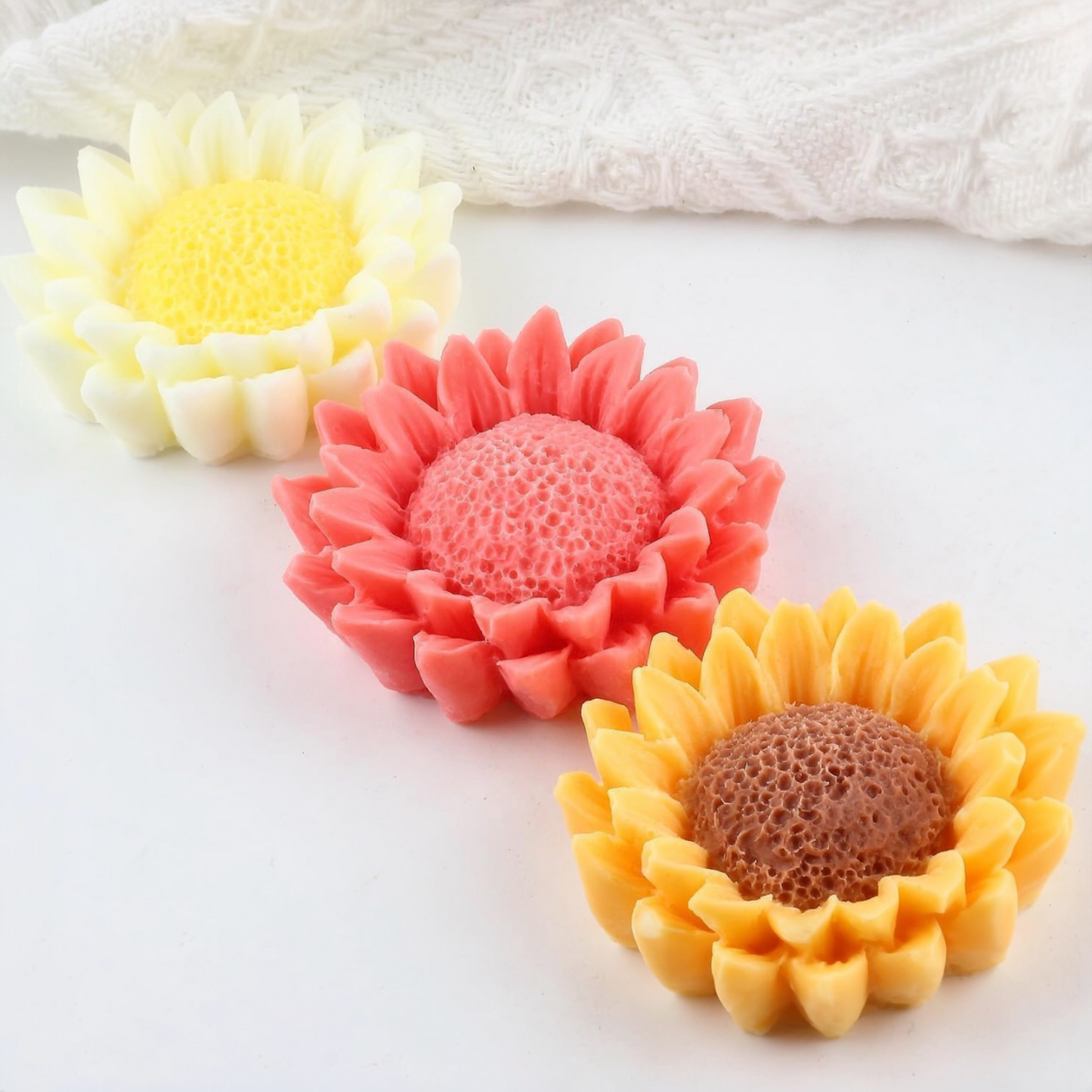 3D Sunflower Silicone Mould (08358)
