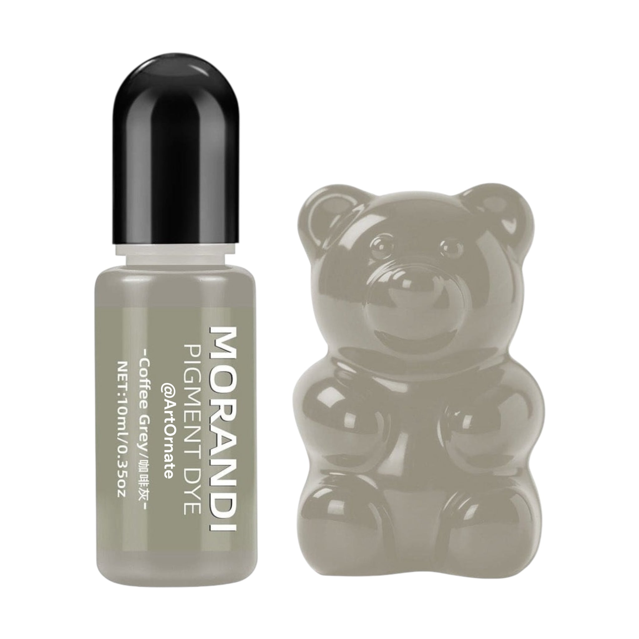 Morandi Coffee Grey Resin Opaque Pigment Dye – ArtOrnate