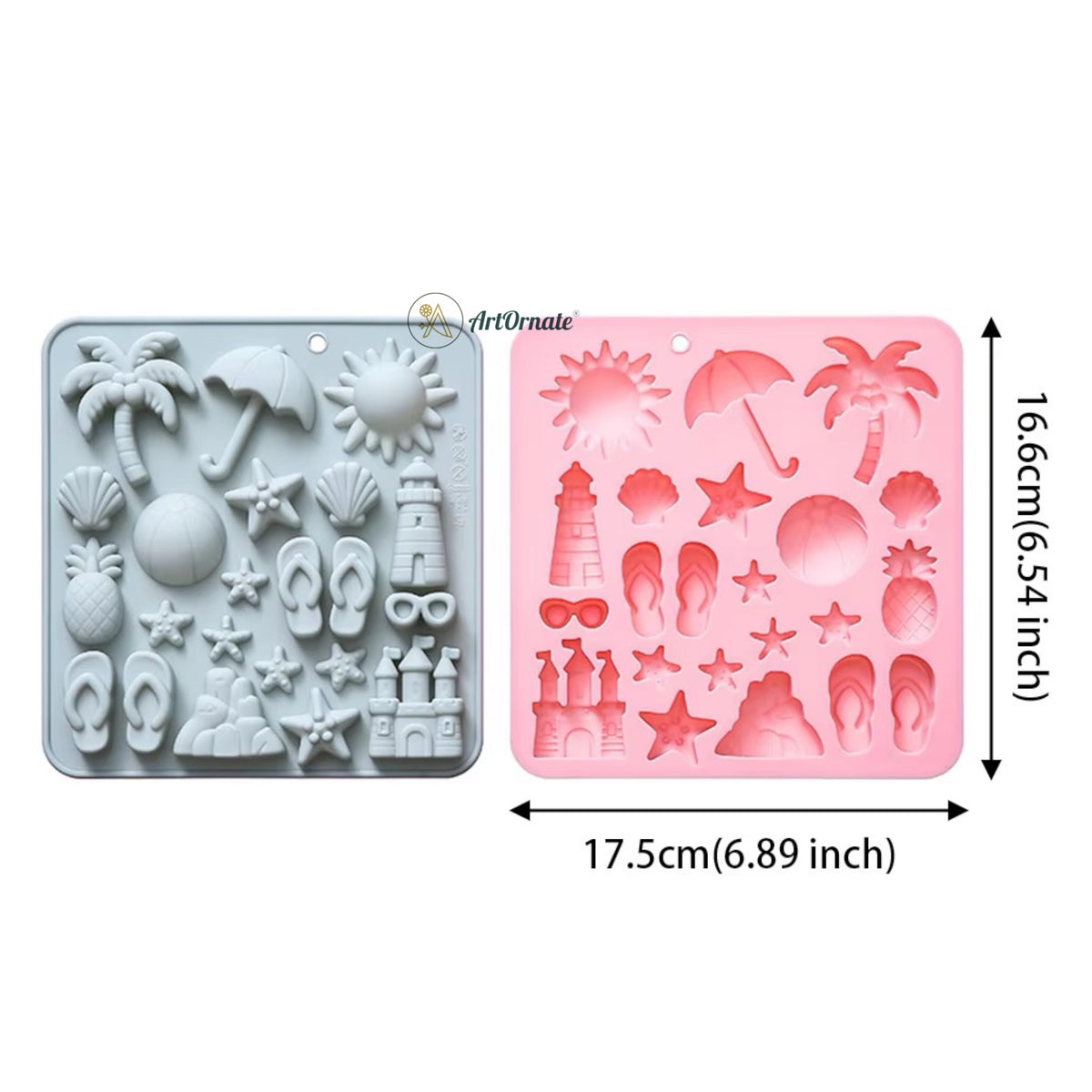 Beach Theme Silicone Mould