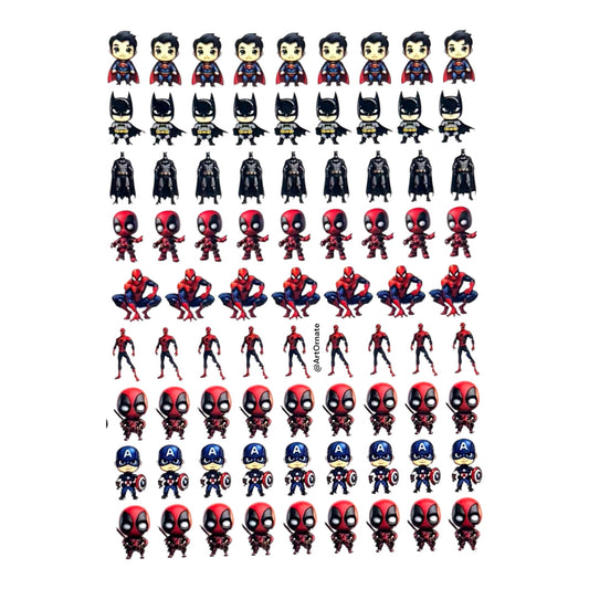 Rakhi Superhero UV DTF Sticker (UV106)