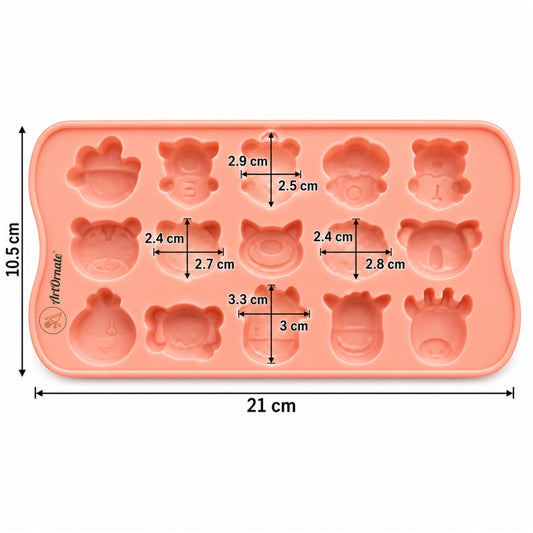 New 15 Animal Silicone Mould