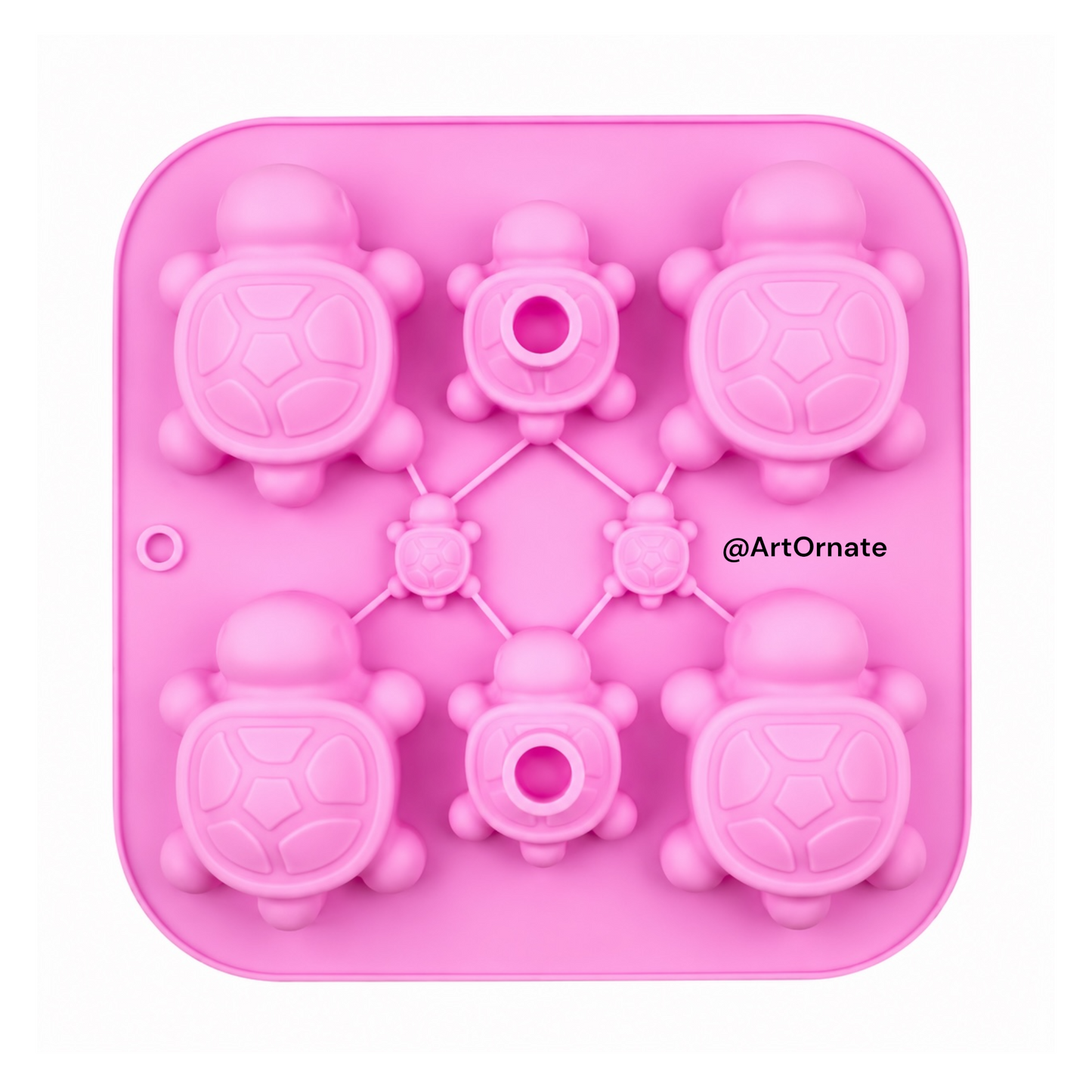 8 Cavities Turtle Silicone Mould