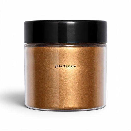 Metallic Gold Mica Floating Pigment Powder