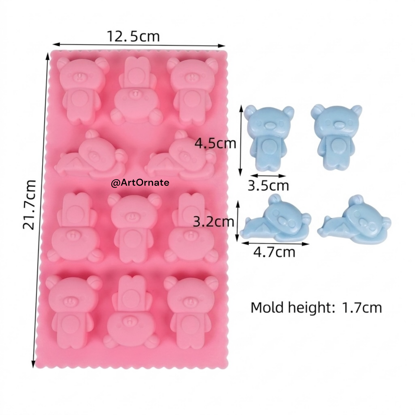 Teddy Silicone Mould
