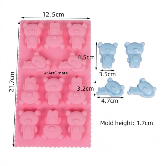 Teddy Silicone Mould