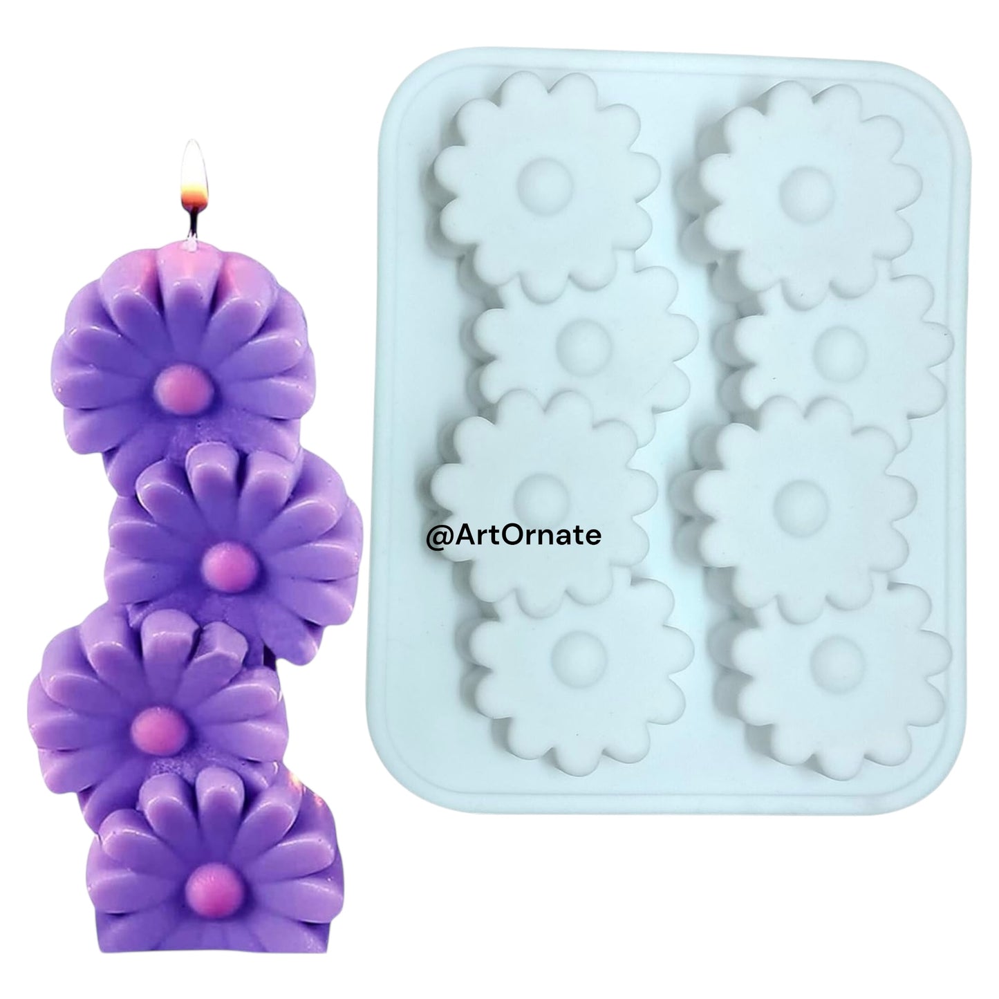 High-Quality Silicone Candle Moulds for Wax Crafting – ArtOrnate Bangalore Store