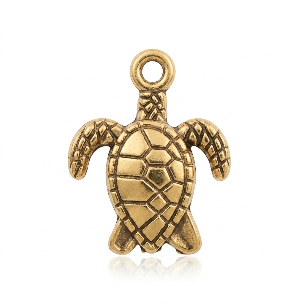 Turtle Pendant Metal Charm (MC002)