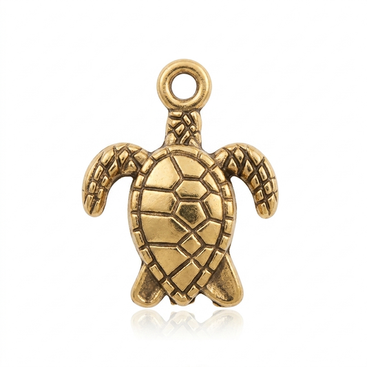 Turtle Pendant Metal Charm (MC002)