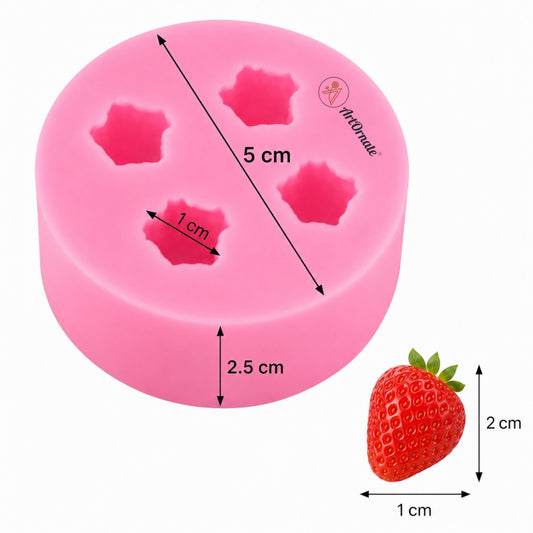 Strawberry Candle Silicone Mould (10630)