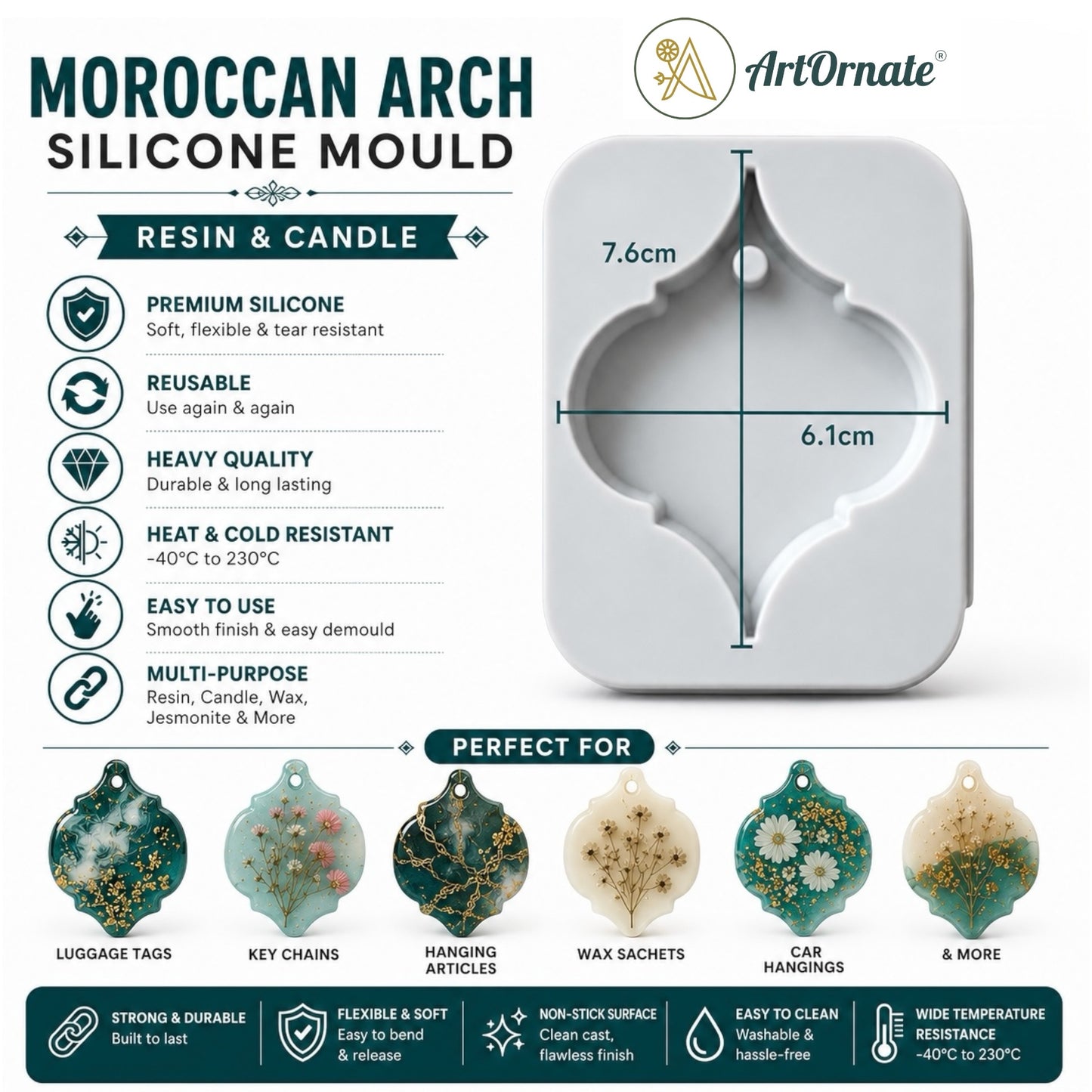 Moroccan Arch Silicone Mould