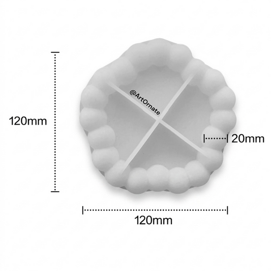 Hexagon Bubble Trinket Tray Mould