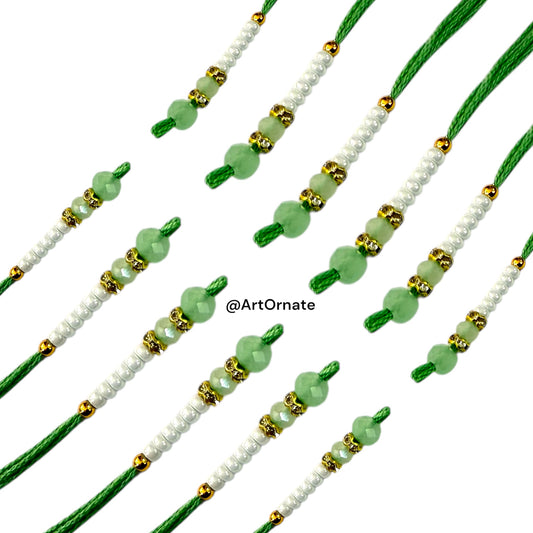 Premium Resin Rakhi Threads - Essential for Resin Artists  (6 Pair : E)