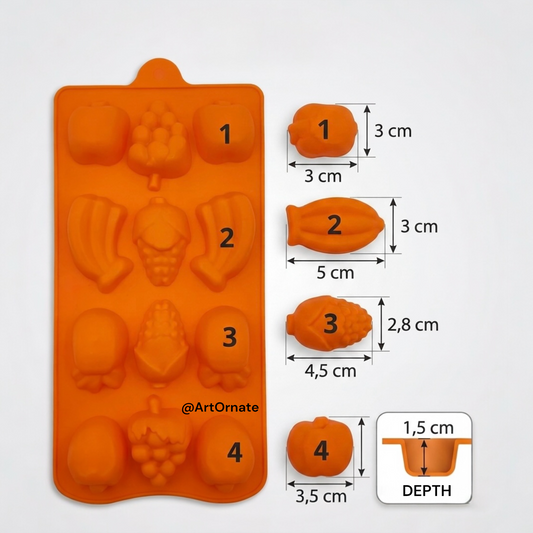Fruit Big Silicone Mould