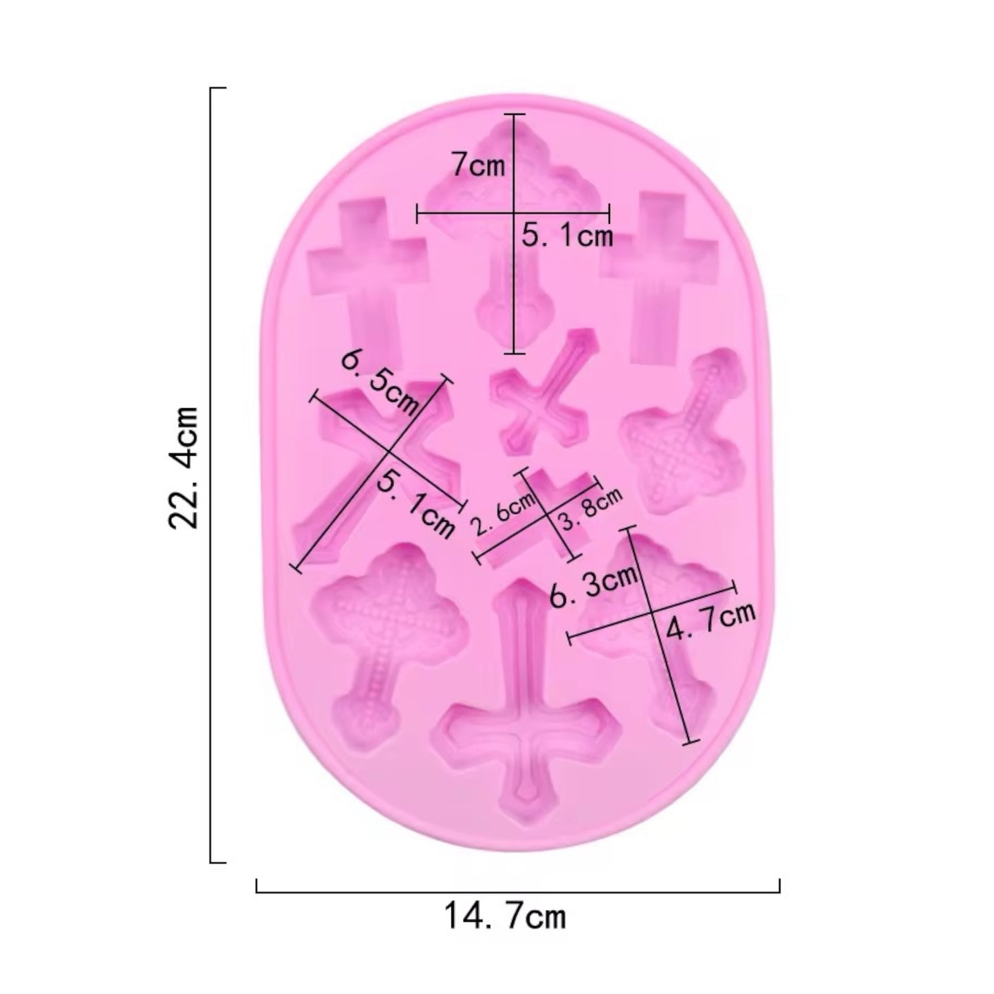 Cross Silicone Mould