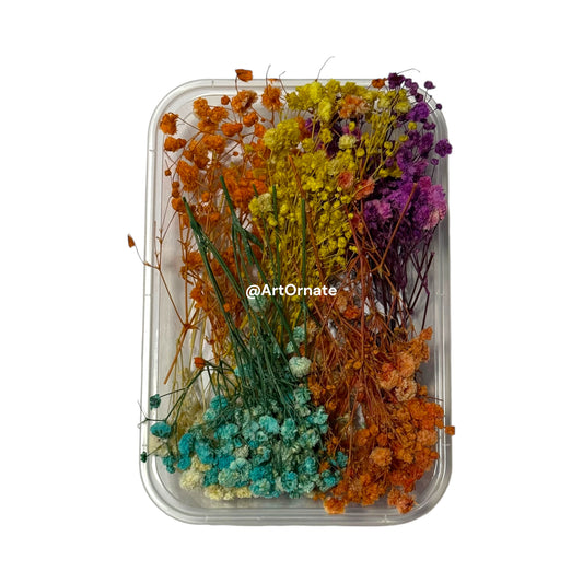 Gypsy flower box for embedding in clear resin and handmade candles in India, Chennai