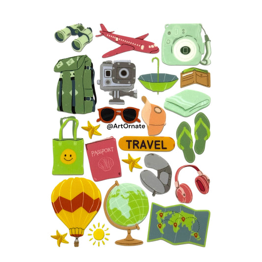 UV DTF stickers for resin art decoration, premium transfer stickers for epoxy projects in India, Ahmedabad