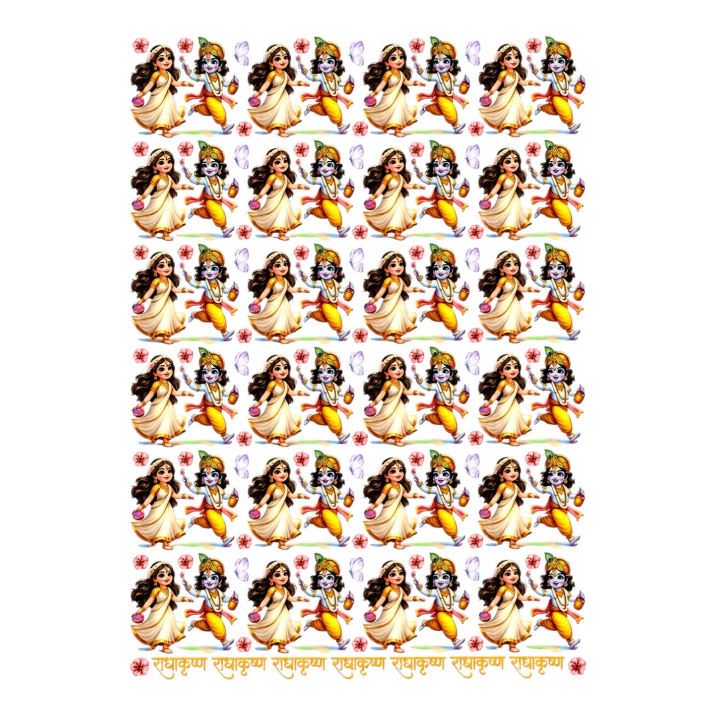 Radha Krishna UV DTF Sticker (UV094)