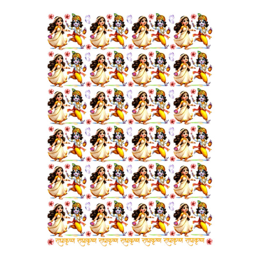 Radha Krishna UV DTF Sticker (UV094)