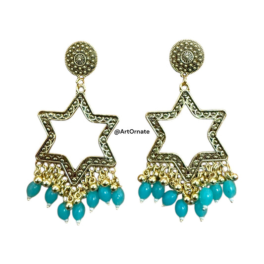 Resin Jhumka Earrings - J11