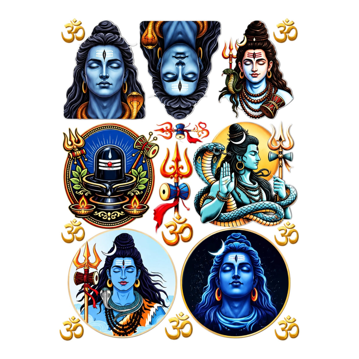 Lord Shiva UV DTF Sticker (UV117)