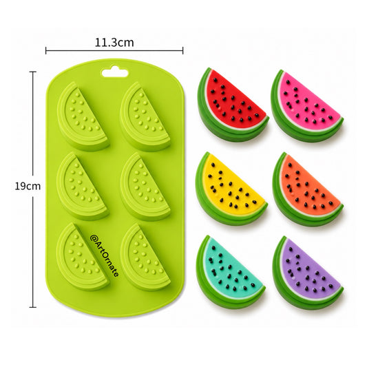 6 Watermelon Silicone Mould
