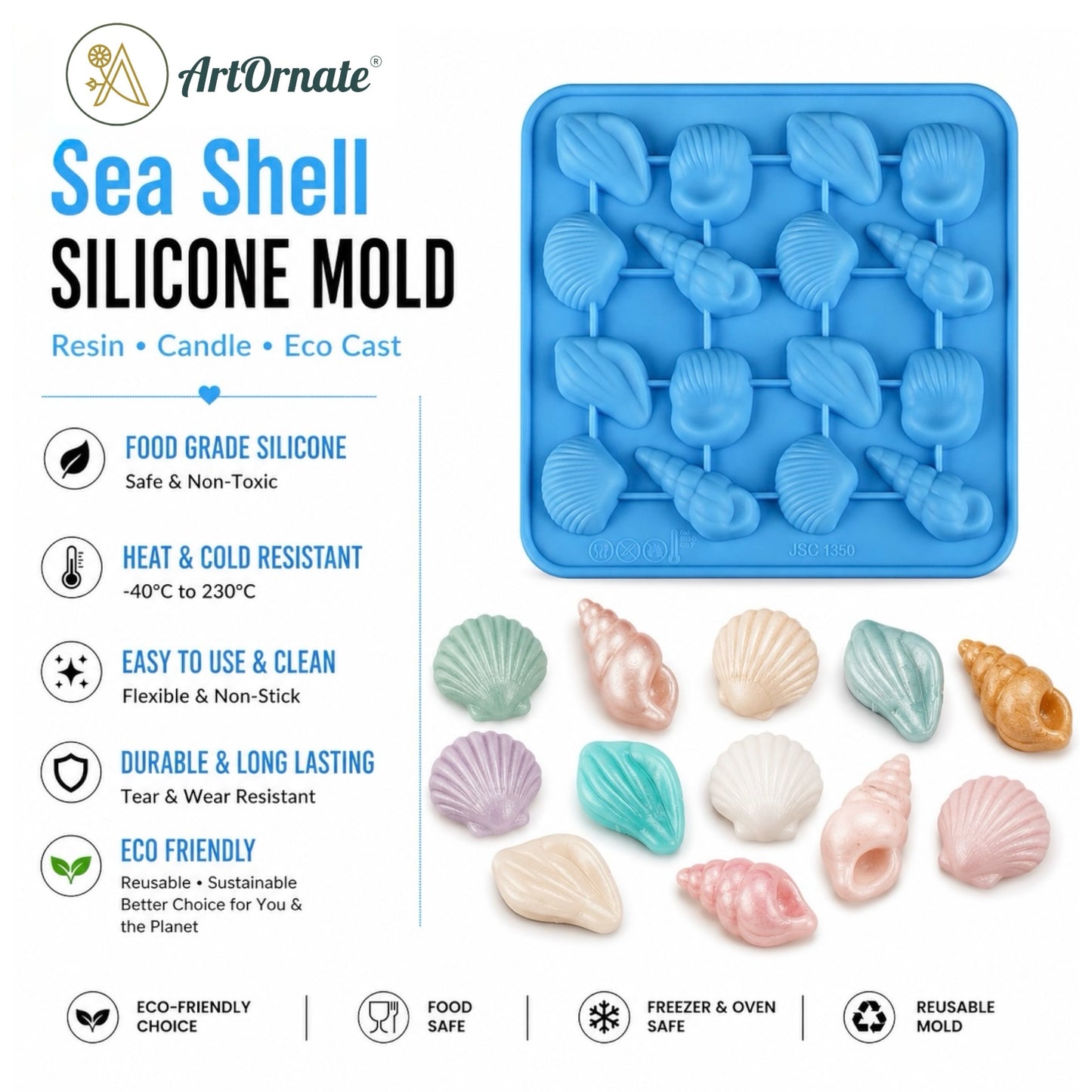 Sea Shell Silicone Mould