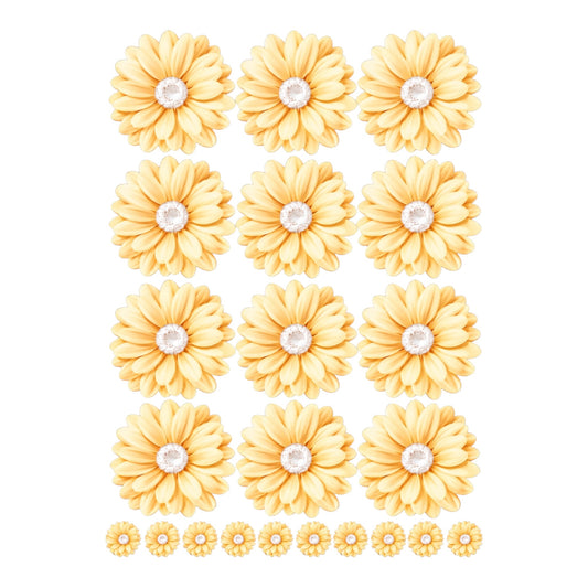 Ivory Daisy Flower UV DTF Sticker (UV164)
