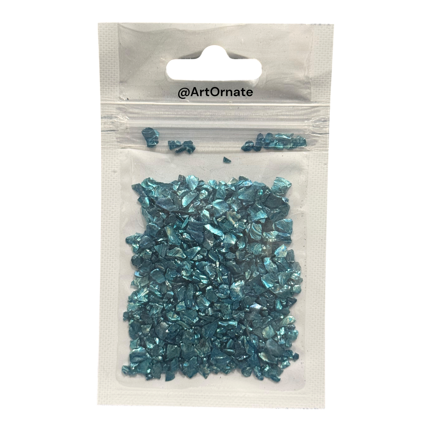 Aqua Metallic Glass Granules (GRM004)