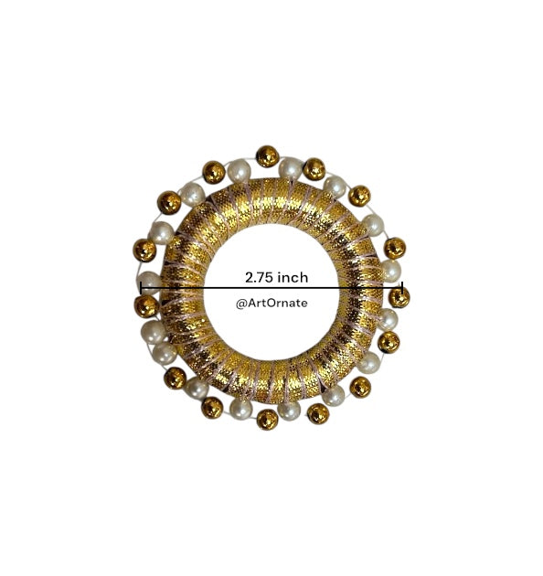 Resin Art Pearl Ring for Pooja Thali Decoration – ArtOrnate Craft Supply for Resin Artists in Gujarat and Bangalore