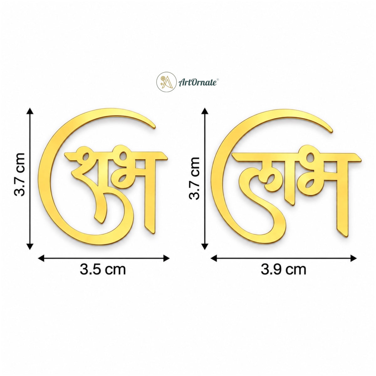 Designer Shubh Labh Acrylic Cutout (2)