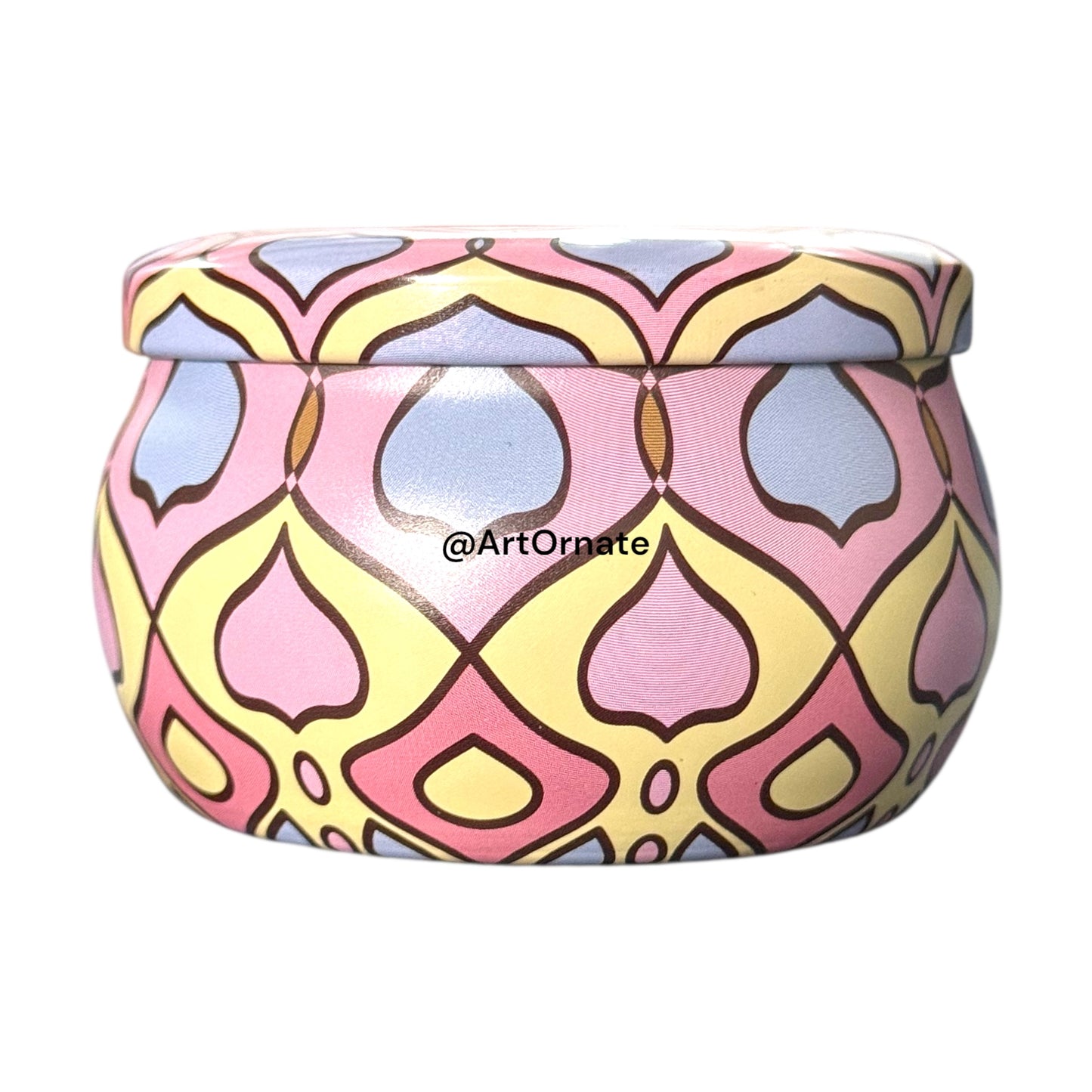 Premium Candle Tin Jar – Durable, Heat-Resistant Metal Containers for Candle Making in India - B