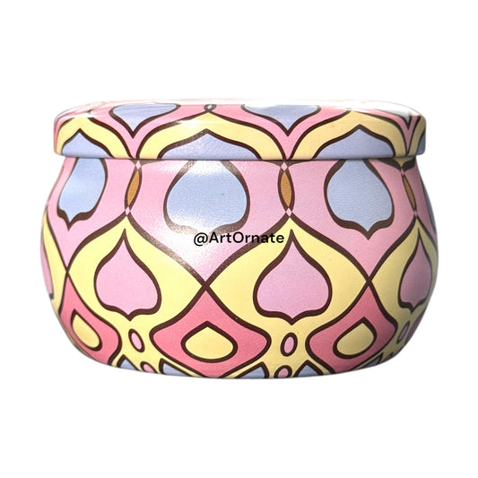 Premium Candle Tin Jar – Durable, Heat-Resistant Metal Containers for Candle Making in India - B