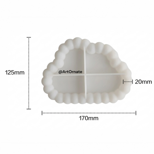 Clould Bubble Trinket Tray Mould
