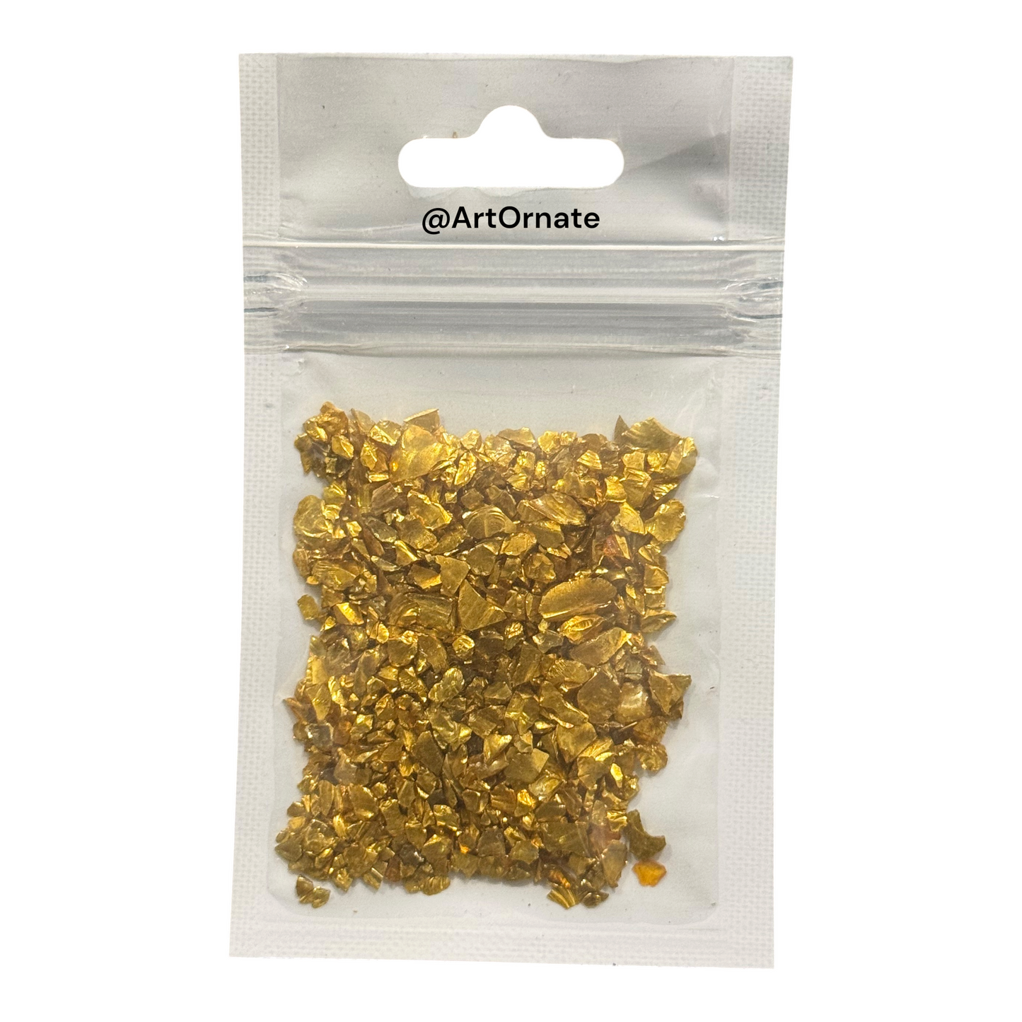 Gold Metallic Glass Granules (GRM009)
