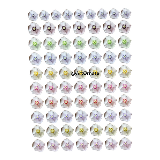 Floral UV DTF sticker for upgrading resin art finishes, ideal for epoxy coasters, candle lids and personalised handmade products in India