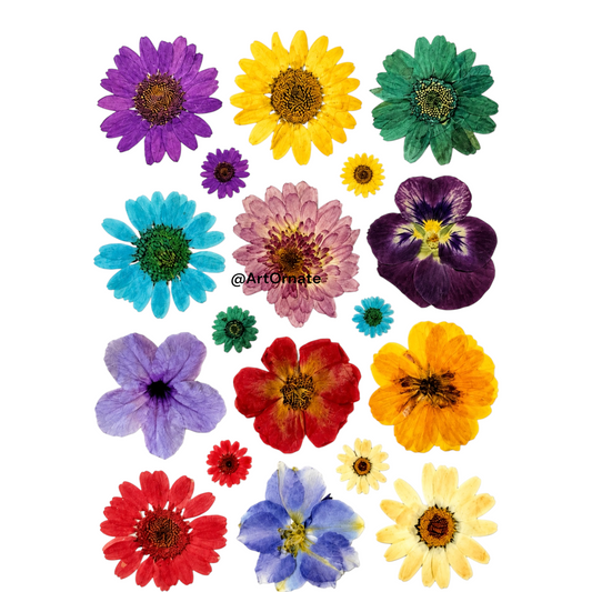 Flower UV DTF Sticker (UV006)
