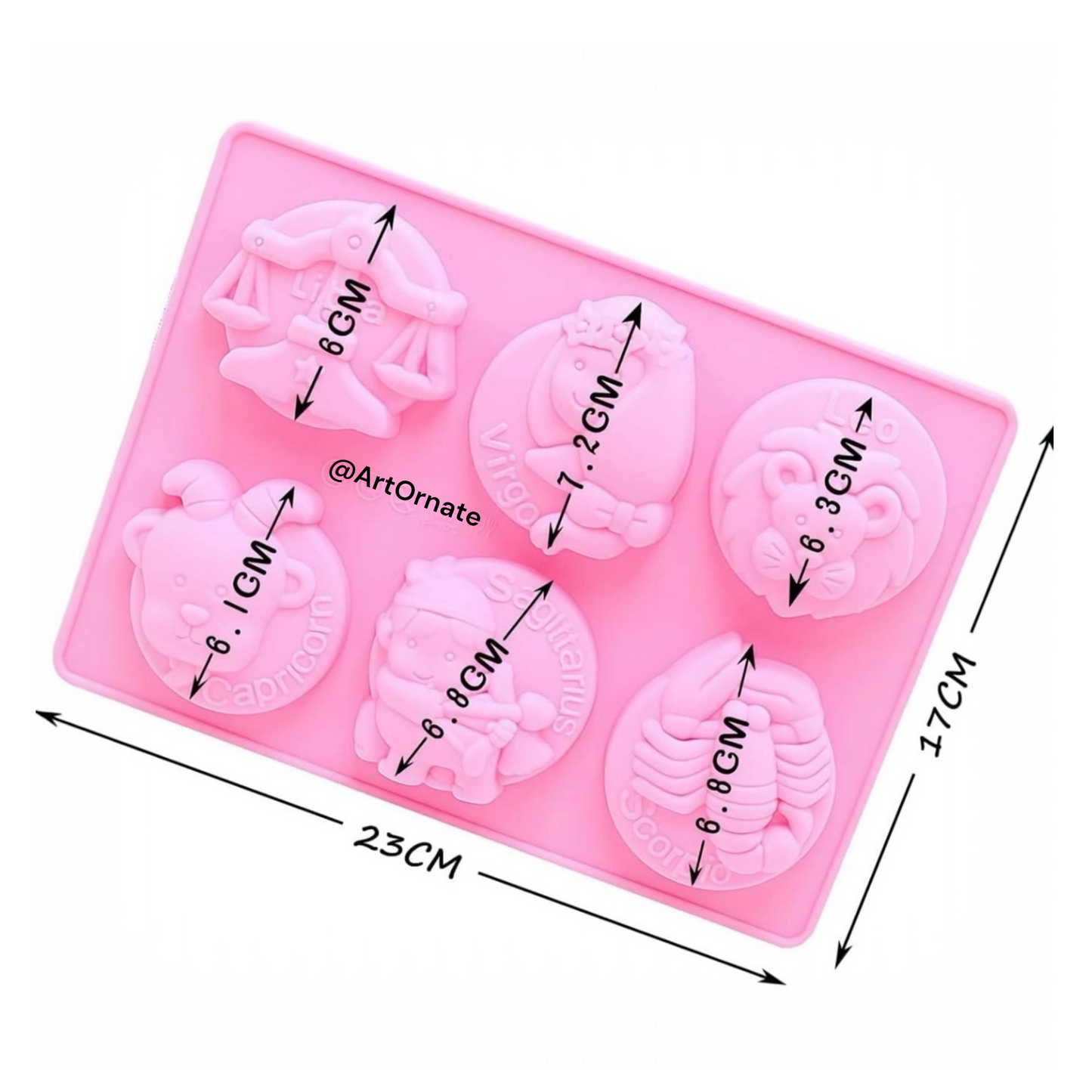 Zodiac Sign Silicone Mould