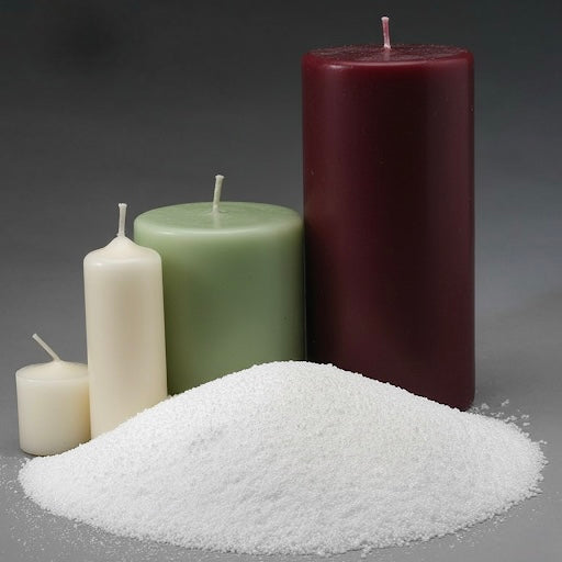 Pure stearic acid powder for candle making enhancing wax hardness and burn quality
