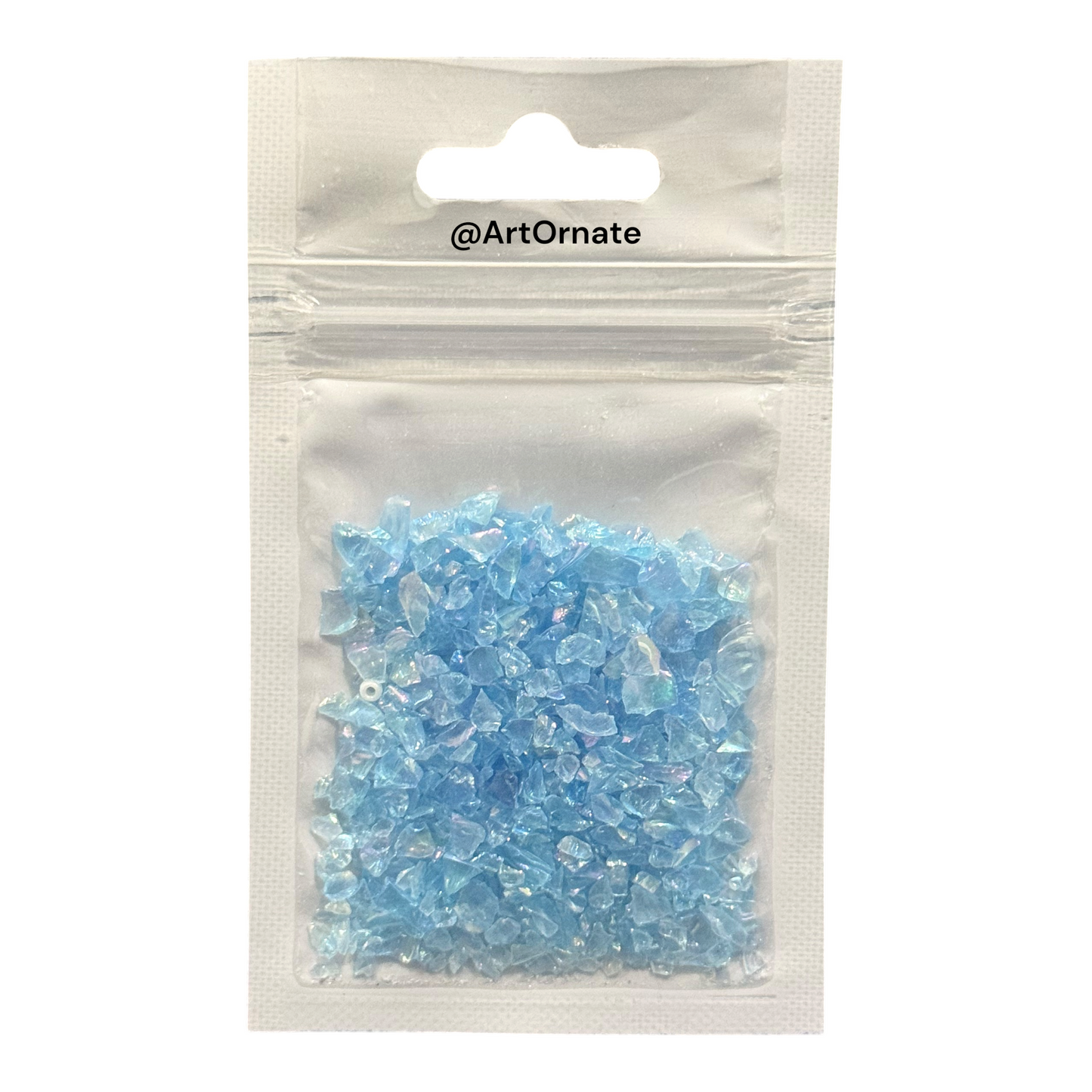Aqua Holographic Glass Granules (RGB006)