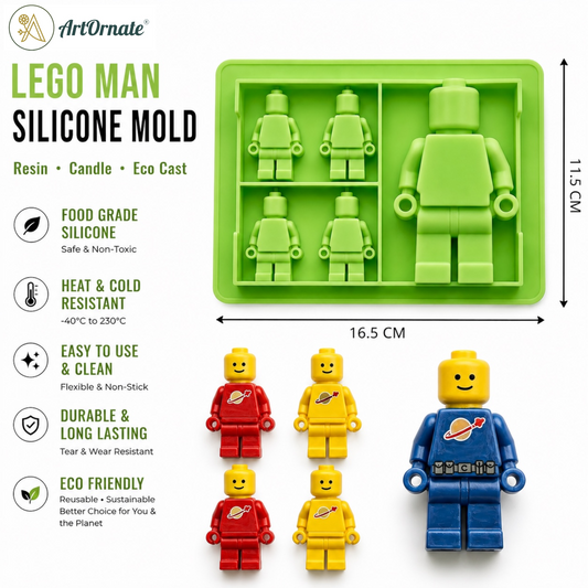 Lego Man Silicone Mould