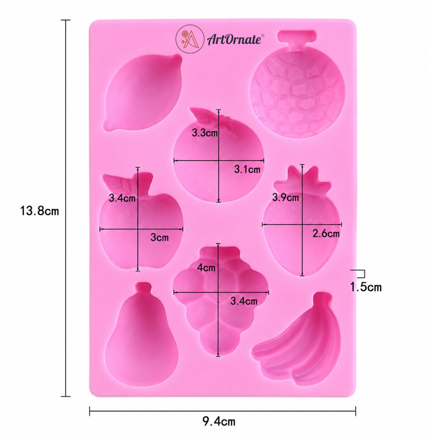 7 Fruit Silicone Mould