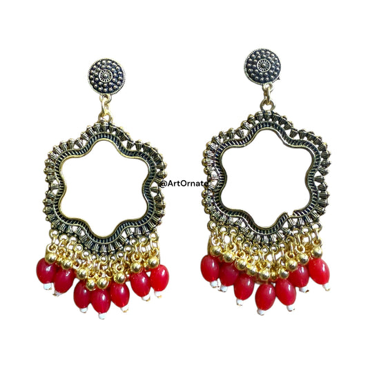 Resin Jhumka Earrings - J21