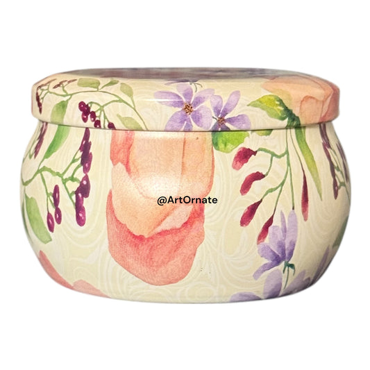 Premium Candle Tin Jar – Durable, Heat-Resistant Metal Containers for Candle Making in India - O