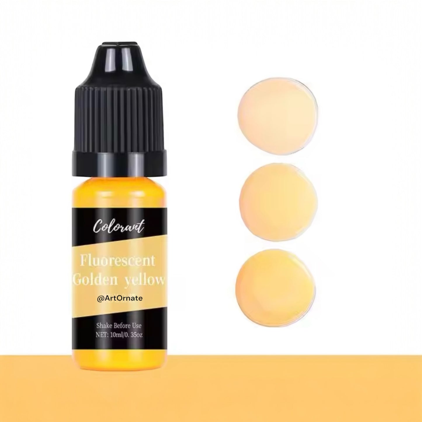 Fluorescent Golden Yellow Pigment for Candle, Soap & Silicone Mould Crafts – Vibrant & Long-Lasting Colours