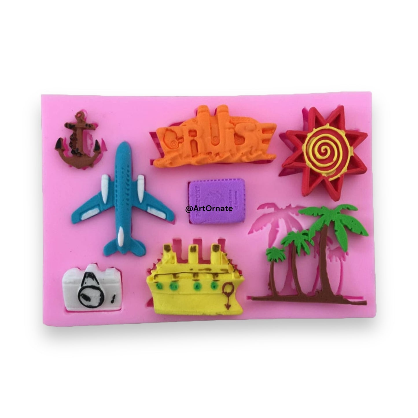 Travel Miniature Silicone Mould (HBR 14-21)