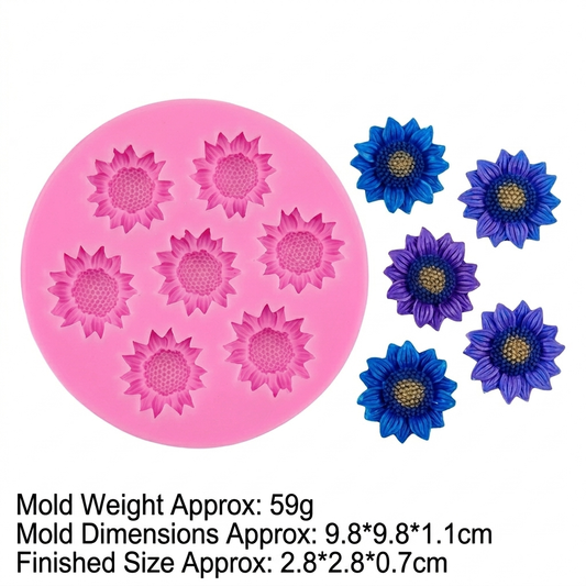 Flower Shaped Silicone Mould For Candle Making 