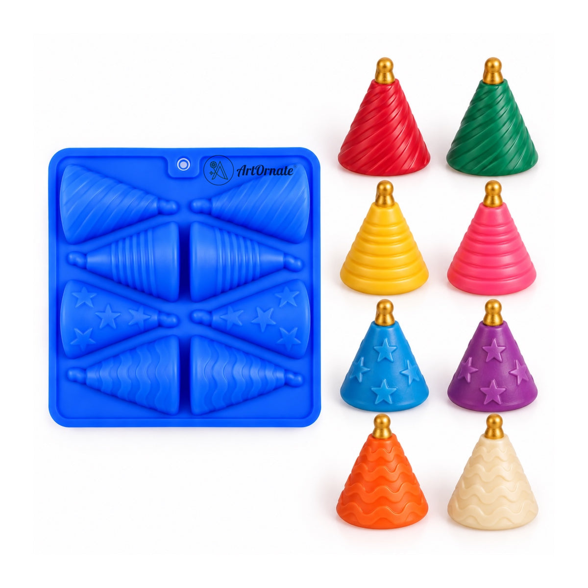 Anar silicone mould dimensions and product view for Diwali crafts by ArtOrnate