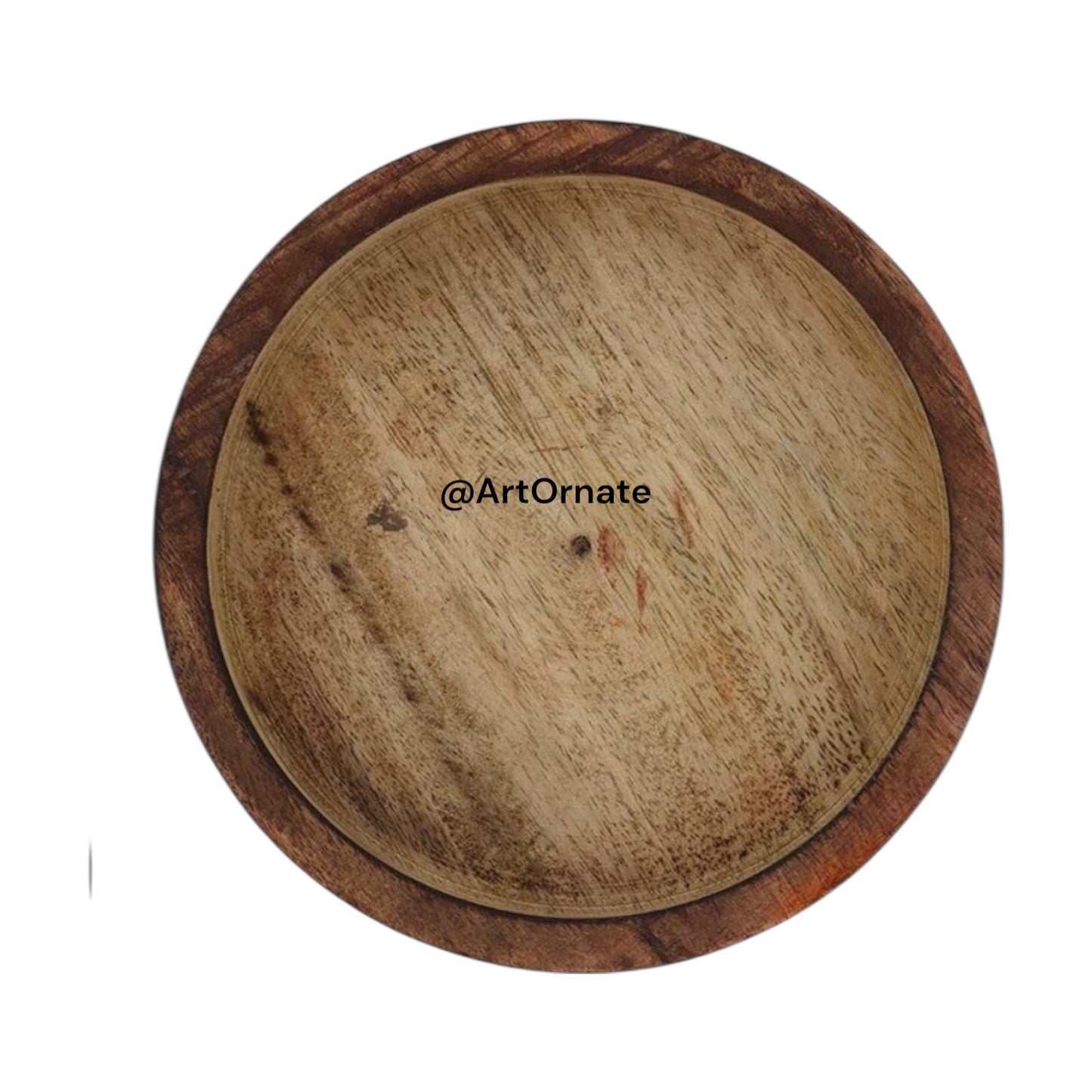 Natural Wooden Candle Bowl- Round – Handmade Rustic Bowl for Pearl sand, Soy, Beeswax & Paraffin Candle Making