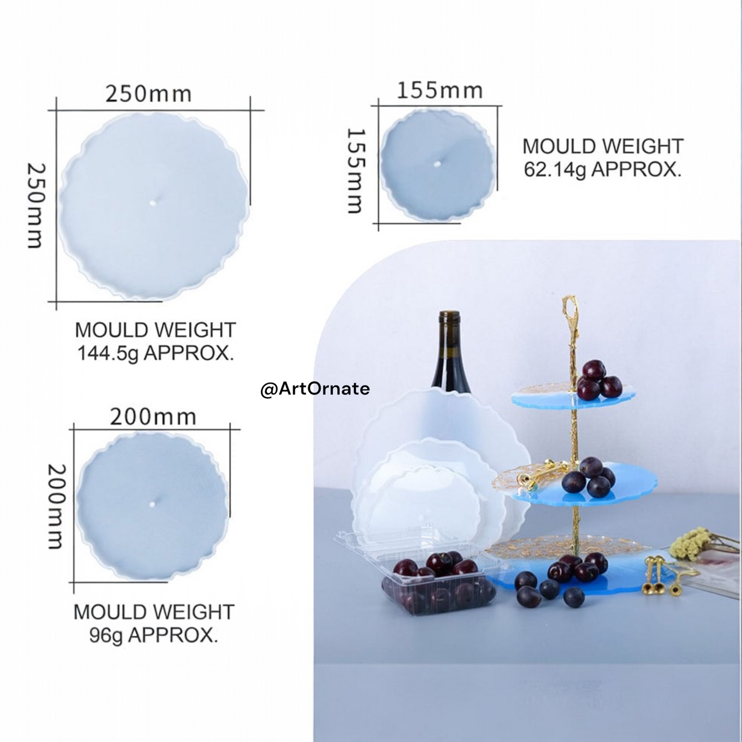 Dessert | Cake 3 Tier Silicone Mould